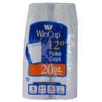 ขายส่ง แก้วโฟม , ถ้วยโฟม ยี่ห้อ WinCup 20oz 12 ใบ/แพ็ค ( สินค้าจากอเมริกา )