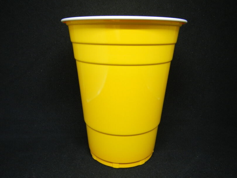 ขายส่ง แก้วพลาสติกสีเหลือง แก้วเหลือง Yellow party cup 16oz - Image 3