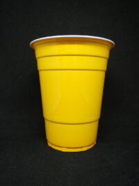 ขายส่ง แก้วพลาสติก สีเหลือง Yellow party cup 16oz