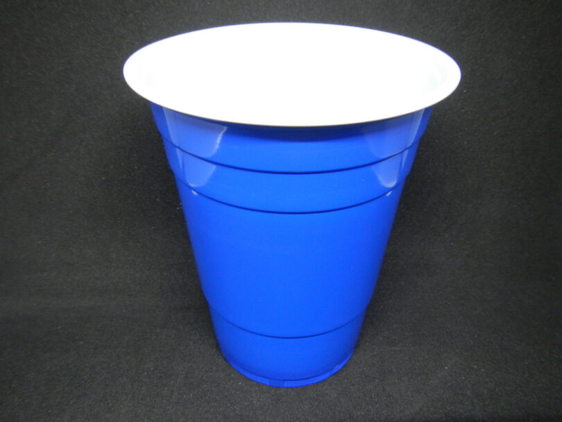 ขายส่ง แก้วพลาสติกสีน้ำเงิน แก้วน้ำเงิน แก้วปาร์ตี้ Blue party cup 16oz - Image 2