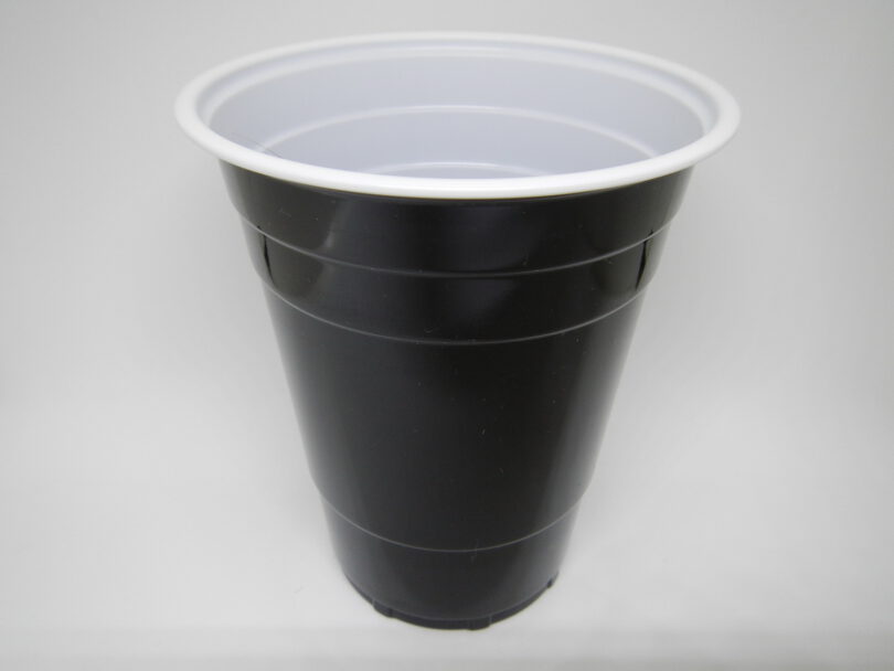 ขายส่ง แก้วพลาสติกสีดำ แก้วดำ แก้วปาร์ตี้ Black party cup 16oz - Image 3