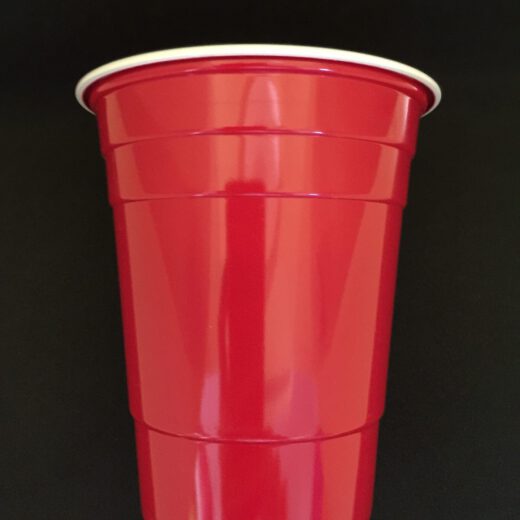 ขายส่ง แก้วพลาสติกสีแดง แก้วแดง Red cup 16oz