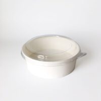 ขายส่ง กล่องอาหารกระดาษ ทรงกลม 20oz สีขาว - Image 2