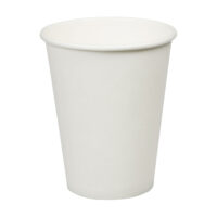 ขายส่ง แก้วกระดาษ single wall paper cup 12oz สีขาว : 1 ลัง