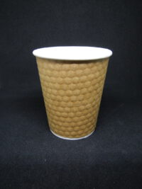 ขายส่ง แก้วกาแฟกระดาษ 2 ชั้น Kraft diamond wall 8oz : 1 ลัง