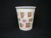 ขายส่ง แก้วกระดาษ หุ้มโฟม พิมพ์ลาย 8oz : 1 กล่อง