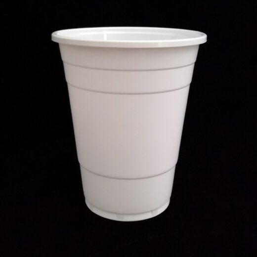 ขายส่ง แก้วพลาสติกสีขาว แก้วขาว แก้วปาร์ตี้ White party cup 16oz