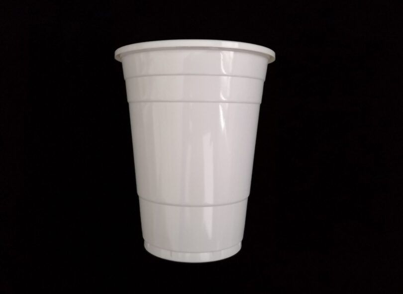 ขายส่ง แก้วพลาสติกสีขาว แก้วขาว แก้วปาร์ตี้ White party cup 16oz - Image 2