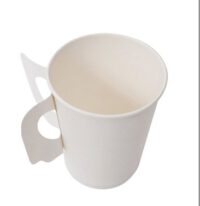 ขายส่ง แก้วกระดาษ single wall paper cup 8oz สีขาว มีหูจับ : 1 ลัง - Image 3