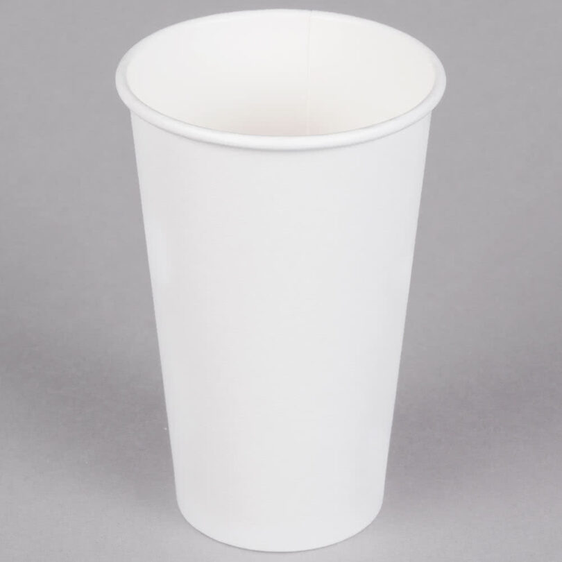 แก้วกาแฟ 16oz 3 ขายส่ง แก้วกระดาษ single wall paper cup 16oz สีขาว : 1 ลัง - Image 3