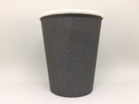 Promotion !!! ขายส่ง แก้วกระดาษ 2 ชั้น double wall paper cup 8oz สีเทา พร้อมฝา : 1 ลัง ( 1,000 ชุด ) - Image 2