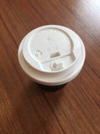 ขายส่ง แก้วกระดาษ Black ripple wall paper cup 8oz พร้อมฝาขาวหรือดำ : 1 ลัง - Image 4