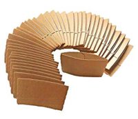 ขายส่ง ปลอกแก้วกาแฟ กระดาษลูกฟูก Kraft cup sleeve 16oz : 1 ลัง