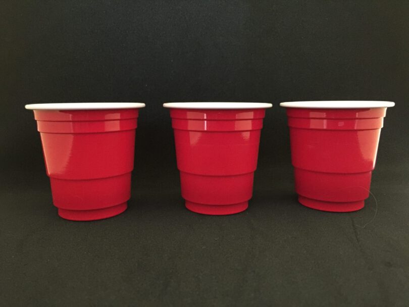 ขายส่ง แก้วช็อต แก้วแดงปาร์ตี้ Red cup 2oz หรือ แก้วชิม - Image 4