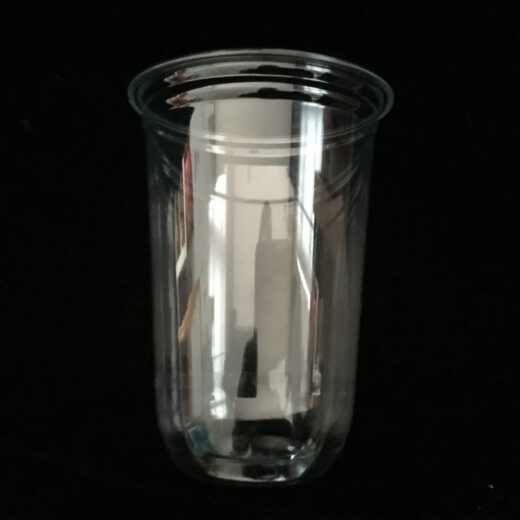 ขายส่ง แก้วพลาสติก Pet U plastic cup ทรงโค้ง 20oz : 1 ลัง