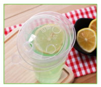 ขายส่ง แก้วพลาสติก PP เนื้อแข็ง ทรงกลม พร้อมฝารุ่นใหม่ 24oz สีใส : 1 ลัง - Image 5