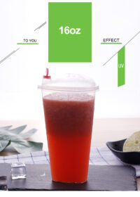 ขายส่ง แก้วพลาสติก PP เนื้อแข็ง ทรงหัวใจพร้อมฝา 16oz สีใส : 1 ลัง - Image 5