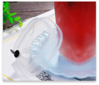 ขายส่ง แก้วพลาสติก PP เนื้อแข็ง ทรงสี่เหลี่ยม พร้อมฝา 16oz สีใส : 1 ลัง - Image 2