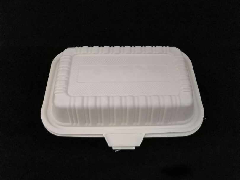 กล่องพลาสติกใส่อาหาร 450ml - 1 ขายส่ง กล่องใส่อาหาร 450ml ทำจากข้าวโพด ย่อยสลายได้ ราคาถูกกว่าชานอ้อย : 1 ลัง - Image 1