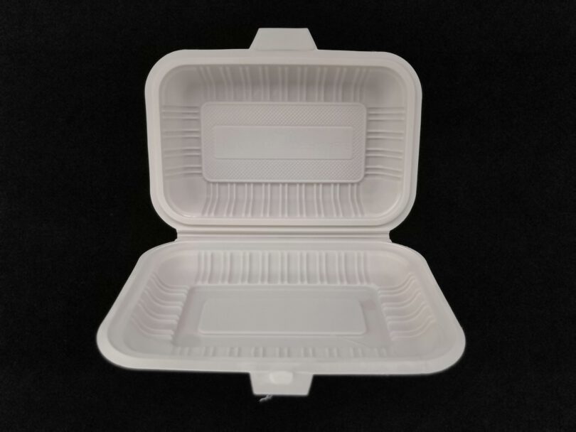 ขายส่ง กล่องใส่อาหาร 450ml ทำจากข้าวโพด ย่อยสลายได้ ราคาถูกกว่าชานอ้อย : 1 ลัง - Image 2