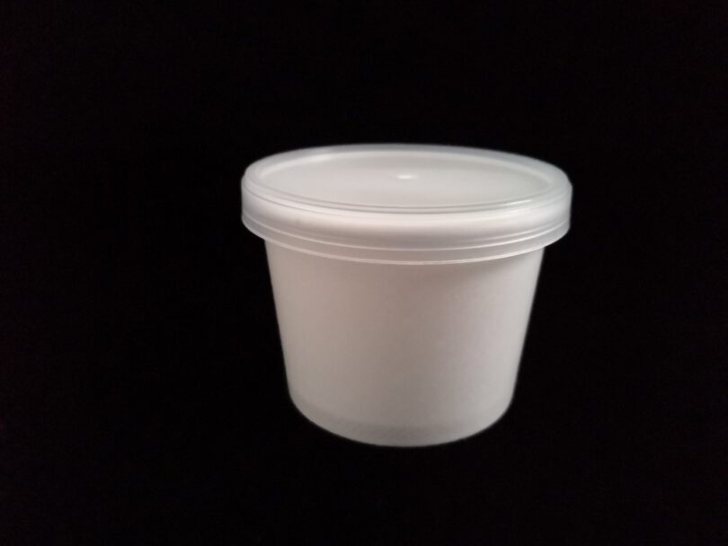 ถ้วยไอศครีม 4oz พร้อมฝาพลาสติก - 1 ขายส่ง ถ้วยไอศครีม พร้อมฝาพลาสติกสีใส และ ช้อน 4oz : 1 ลัง - Image 1