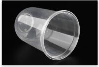 ขายส่ง แก้วพลาสติก PP เนื้อแข็ง ทรงแคปซูล พร้อมฝารุ่นใหม่ 16oz  : 1 ลัง ( ฝาใส, ขาว, ดำ ) - Image 6