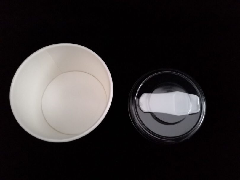 ถ้วยไอศครีม 5oz ฝาใส และ ช้อน - 2 ขายส่ง ถ้วยไอศครีม พร้อมฝาพลาสติกสีใส และ ช้อน 5oz : 1 ลัง - Image 2