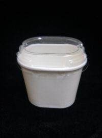 New!! ขายส่ง ถ้วยไอศครีม กระดาษ ทรงสี่เหลี่ยม พร้อมฝาใส 6oz : 1 ลัง - Image 2