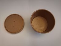 ขายส่ง ถ้วยกระดาษ ถ้วยซุป พร้อมฝากระดาษ 8oz สีน้ำตาล : 1 ลัง - Image 3