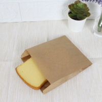 ขายส่ง ถุงกระดาษคราฟท์ ซองกระดาษ Kraft paper bag 15.5×13 cm : 1 ลัง - Image 3