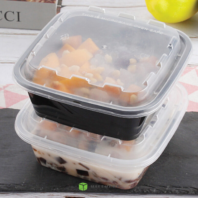 กล่องพลาสติกใส่ขนม