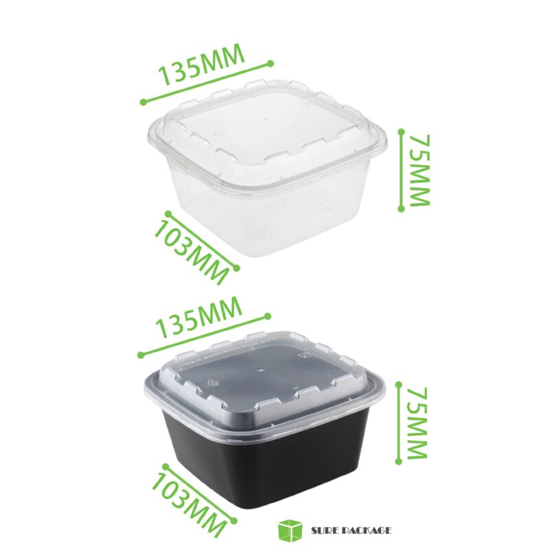 ถ้วยพลาสติกใส่ก๋วยเตี๋ยว - 2 ถ้วยพลาสติกใส่ก๋วยเตี๋ยว