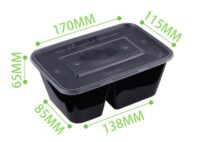 กล่องใส่อาหาร 2 ช่อง