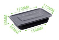 กล่องใส่ข้าวพลาสติก