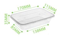 กล่องใส่ข้าวพลาสติก